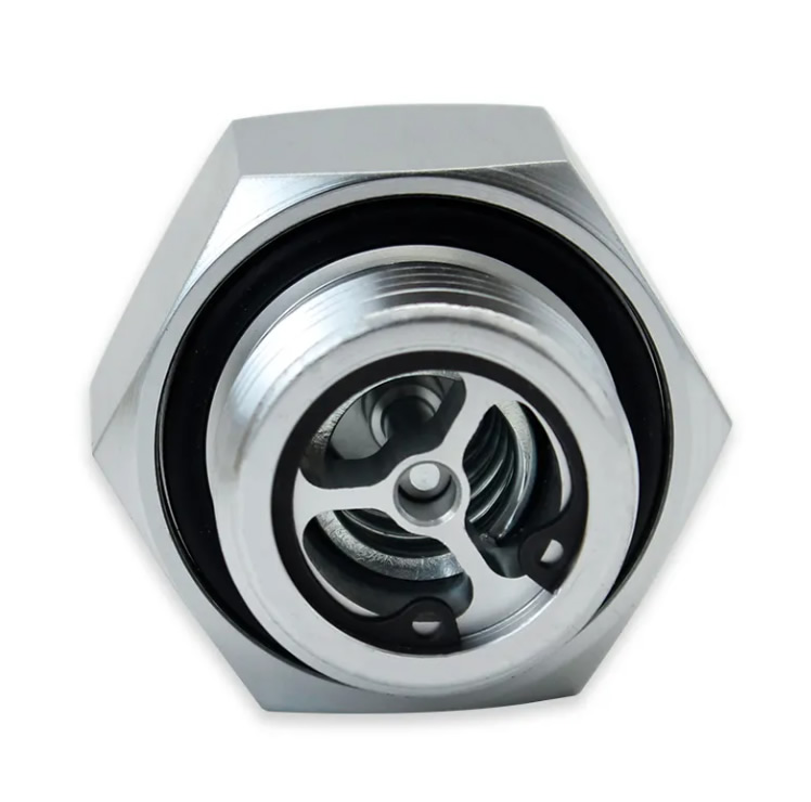 Self-sealing Valves 2 Way Valves Hikelok General 10000 Psi Stainless Steel Self-sealing Manual Flow Valve